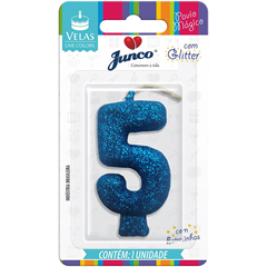 VELA LIVE JUNCO N5 METALIZADA AZUL 