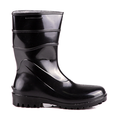 BOTA PVC CANO CURTO SEM FORRO BRACOL PRETA TAMANHO 39