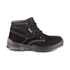 BOTA DUBAI PRETO AMARRAR NOBUCK BICO PLASTICO PU BIDENSIDADE TAM 38