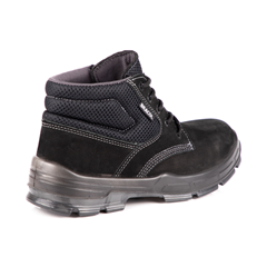 BOTA DUBAI PRETO AMARRAR NOBUCK BICO PLASTICO PU BIDENSIDADE TAM 38