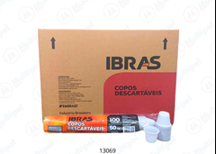 COPO DESC IBRAS PS BR 50ML C/50 PACOTES DE 100 UNIDADES