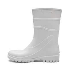 BOTA PVC CANO CURTO SEM FORRO BRACOL BRANCA TAMANHO 34