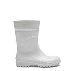 BOTA PVC CANO CURTO SEM FORRO BRACOL BRANCA TAMANHO 36
