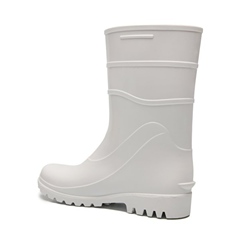 BOTA PVC CANO CURTO SEM FORRO BRACOL BRANCA TAMANHO 36