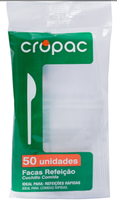 FACA REFEICAO CROPAC CRISTAL C/50