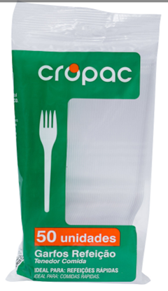 GARFO REFEICAO CROPAC CRISTAL C/50