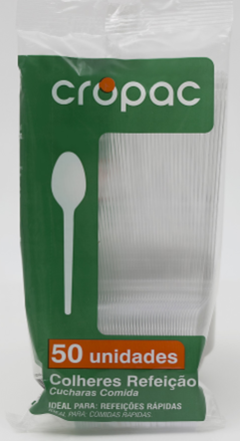 COLHER REFEICAO CROPAC CRISTAL C/50