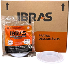 COPO DESC IBRAS PS BR 150ML C/25 PACOTES DE 100 UNIDADES