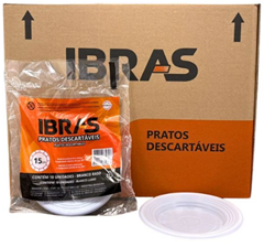 COPO DESC IBRAS PS BR 150ML C/25 PACOTES DE 100 UNIDADES