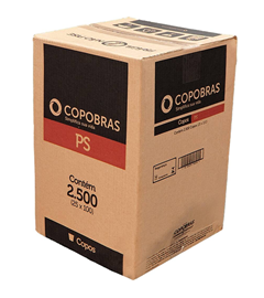 COPO DESC COPOBRAS TRANS PS 150ML C/2500