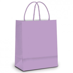 SACOLA PAPEL CROMUS M LILAS 26X19,5 C/10
